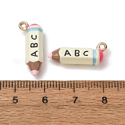 Alloy Enamel Pendants&nbsp;AL-CBAA1B9-03G-01