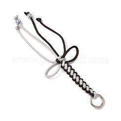5Pcs 5 Colors Polyester Cord Knitting Bowknot Pendant Decorations&nbsp;HJEW-JM04336