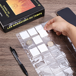 30 Grids PVC Plastic Coin Collection Album&nbsp;AJEW-WH0696-157