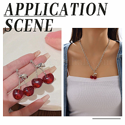 12Pcs Transparent Resin Pendants&nbsp;FIND-SC0019-48