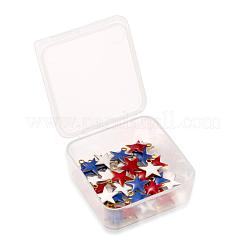30Pcs 3 Colors Brass Charms&nbsp;KK-LS0001-25G