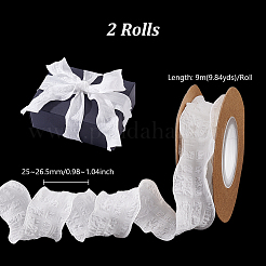 Polyester Tartan Ribbons&nbsp;SRIB-WH0011-348C