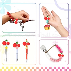 20Pcs Silicone Focal Beads&nbsp;SIL-CJ0001-82