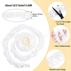12.5 Yards Polyester Lace Ribbon&nbsp;OCOR-TA0003-85C