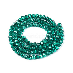 Transparent Electroplate Glass Beads Strands&nbsp;X1-EGLA-Q131-01A-02