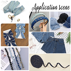 10M Denim Fabric Ribbons&nbsp;OCOR-CY0003-24B