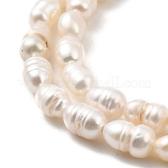 Natural Cultured Freshwater Pearl Beads Strands&nbsp;PEAR-I007-01M-01A