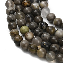 Natural Volcanic Agate Beads Strands&nbsp;G-G305-A01-8mm