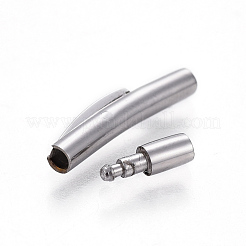 Tarnish Resistant 304 Stainless Steel Bayonet Clasps&nbsp;STAS-E473-01B-P