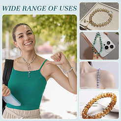 175Pcs 7 Colors Electroplate Glass Beads Strands&nbsp;GLAA-GA0002-37