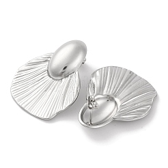 304 Stainless Steel Hat Stud Earrings&nbsp;EJEW-D281-13S