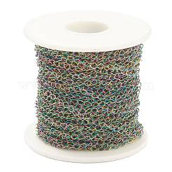 Ion Plating(IP) 304 Stainless Steel Curb Chain&nbsp;STAS-B020-05MC