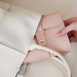 CutHollow 1Pc PU Imitation Leather Earring Storage Bags&nbsp;EDIS-CL0001-01A
