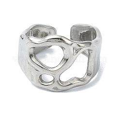 304 Stainless Steel Cuff Rings&nbsp;RJEW-M019-22P