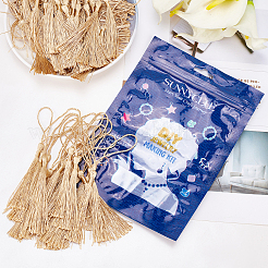 100Pcs Polyester Tassel Big Pendant Decorations&nbsp;FIND-SC0003-36C