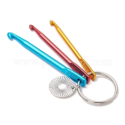 Aluminum Crochet Hooks Keychain&nbsp;KEYC-JKC01013-05