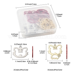 30Pcs 5 Style Spray Painted Alloy Pendants&nbsp;ENAM-FS0002-93