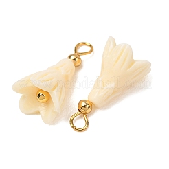 Dyed Synthetic Coral Pendants&nbsp;GG-CBAC295-03G-04