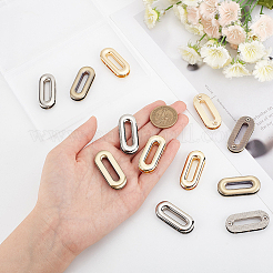 12Pcs 3 Colors Alloy Screw-in Grommet Eyelet Findings&nbsp;FIND-WR0008-70