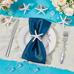 Resin Starfish Napkin Rings&nbsp;AJEW-WH0270-943