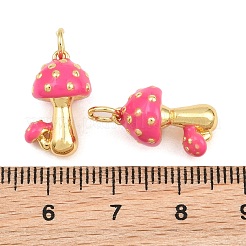 Brass Enamel Pendants&nbsp;KK-CBA3297-09G-A