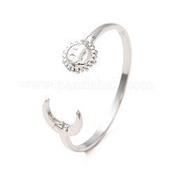 304 Stainless Steel Cuff Open Rings&nbsp;SA-CBA4160-34P