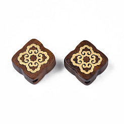 Natural Wood Undyed Beads&nbsp;WOOD-N013-011