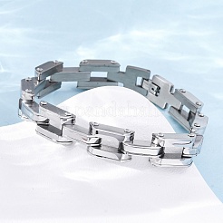 304 Stainless Steel Link Chain Bracelets for Women Men&nbsp;BJEW-R018-04P