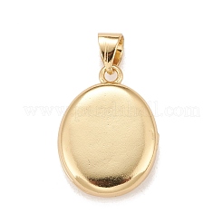 Brass Micro Pave Cubic Zirconia Locket Pendants&nbsp;KK-A161-39A-G
