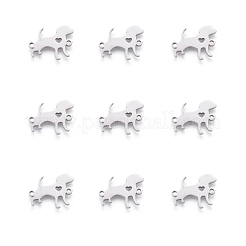 304 Stainless Steel Puppy Links connectors&nbsp;STAS-CJ0001-15