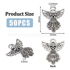 50PCS Tibetan Style Alloy Pendants&nbsp;TIBE-FH0001-24