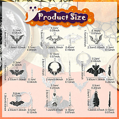 36Pcs 9 Styles Alloy Pendants&nbsp;FIND-YW0006-92