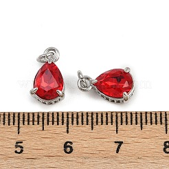 Brass Pave Cubic Zirconia Pendants&nbsp;KK-L240-05P