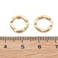Brass Micro Pave Clear Cubic Zirconia Bead Frame&nbsp;KK-H495-03KCG