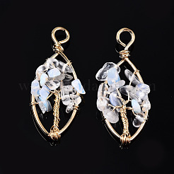 Opalite Pendants&nbsp;G-T131-98B-01