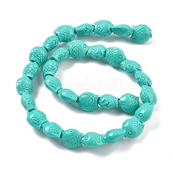 Synthetic Coral Carved Beads Strands&nbsp;CORA-C003-13B-01