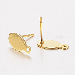 304 Stainless Steel Stud Earring Findings&nbsp;STAS-F162-48G