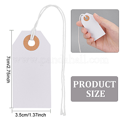 100Pcs Paper Blank Gift Hanging Tags&nbsp;ODIS-WH0020-94