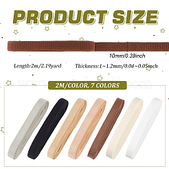 14M 7 Styles Flat Polyester Elastic Cord&nbsp;OCOR-BC0006-41B