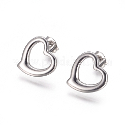 304 Stainless Steel Stud Earrings&nbsp;EJEW-I235-15