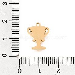 304 Stainless Steel Rhinestone Pendants&nbsp;STAS-E531-12G