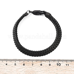 304 Stainless Steel Wheat Chain Bracelets for Men Women&nbsp;BJEW-Q038-01EB