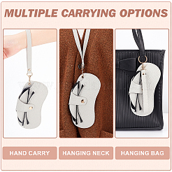Imitation Leather Glasses Cases&nbsp;AJEW-WH0248-241C