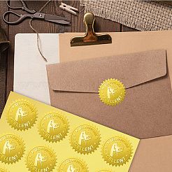 12 Sheets PET Adhesive Wax Seal Stickers&nbsp;DIY-WH0451-041