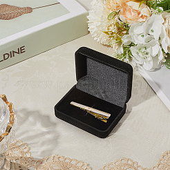 Rectangle Flocking Plastic Boxes Jewelry Case for Cuff-Link&nbsp;CON-WH0113-07