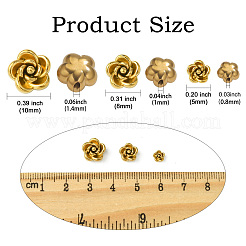 24Pcs 3 Styles 304 Stainless Steel Beads&nbsp;STAS-CJ0002-83