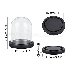 High Borosilicate Glass Dome Cloche&nbsp;DJEW-WH0018-23