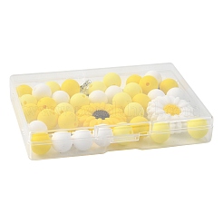 DIY Daisy Round Beads Findings Kits&nbsp;DIY-FS0010-24A