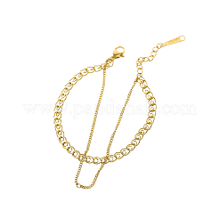 304 Stainless Steel Double Layer Chain Bracelets&nbsp;BJEW-A26-03-24