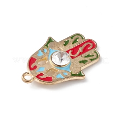 Alloy Rhinestone Pendants&nbsp;PALLOY-M206-23KCG
